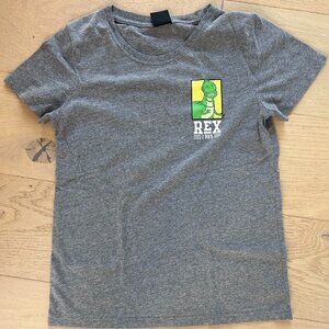 Grey Women's Toy Story Rex Graphic T-Shirt Size S